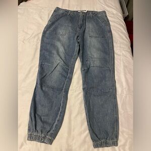 Rebecca Minkoff Relaxed Fit Denim Joggers